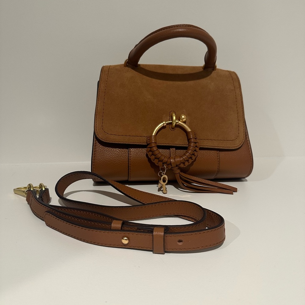 See By Chloé Women's Brown Joan Ladylike Shoulder Bag